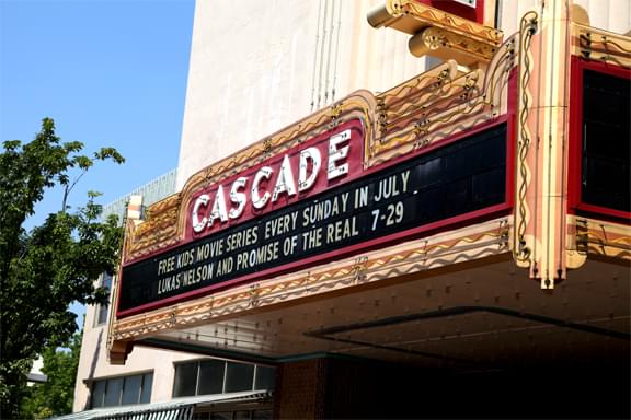 cascade theater marquee